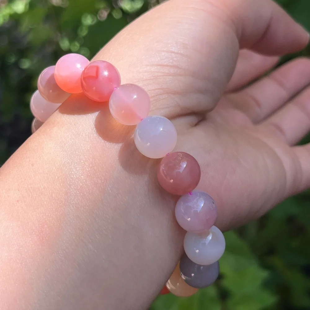 11mm stretchable yanyuan agate‎ bracelet